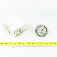 Weiss Instruments LF251-600-4B Liquid Filled Pressure Gauge 0-600 PSI 1/4" NPT