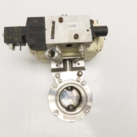 El-O-Matic ESA-40-4/A 2" Tri Clamp Sanitary Butterfly Valve Actuator 24VDC Coil