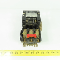 Square D 8536 SCO3 NEMA Size 1 Magnetic Motor Starter 600VAC Max