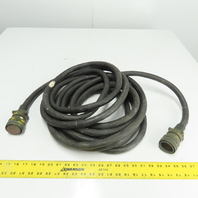 Industrial Power Cable 600V with Multi-Pin Connectors 33' Long
