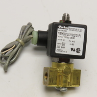 Parker 7133KBN1LVJ1N0D1D1P3 Solenoid Valve 1/4" NPT 120/110V