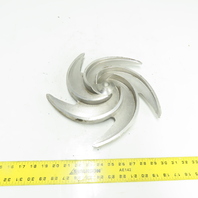 53970 12-1/2" 5-Vane Stainless Steel Pump Impeller