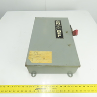 General Electric TH3363J 100A 3-Pole Fusible Safety Disconnect Switch 600VAC