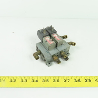 Numatics 031SA4002 2-Station Manifold Solenoid Valve Assembly 110-120VAC
