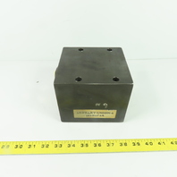 301B2F4A 6 Port Aluminum Hydraulic Rotary Union Manifold 5.5" x 5.25" x 4.5"