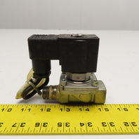 SMC VXZ2240L-04-5DZ1 1/2" NPT Solenoid Valve 15mm Orifice 0.7MPa Stainless Steel