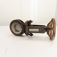 DeZURIK 9130847 827 FL2 3" 316 Stainless Steel Manual Gate Valve 150 CWP 450F