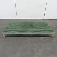 Fiberglass Grating Work Platform 72" x 36" x 10" Tall