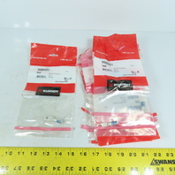 Burndy YA5CLB Copper Compression Lug 1/4" Stud #5 Flex Wire Lot of 15