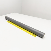 2-1/2" x 32" Solid UHMW Polyethylene Gray Bar Stock