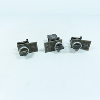 Moeller EK10 2-Position Selector Switches W/NO Contact Blocks 600V 10A Lot of 3