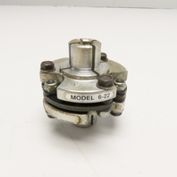 Ruland 6-22 10mm Keyed Bore Clamp Hub Disc Coupling