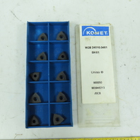 Komet 903946213 W28 24010.0461 Unisix BK61 Indexable Inserts 10-Piece
