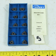 Komet 105878217 W28 24010.0461 Unisix Indexable Inserts BK1 Grade Lot/10