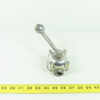 Barksdale Controls Div 9023-M-C 4-Way Shear-Seal Manual Control Valve 3-Position