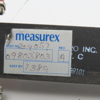 Measurex 204057 Scanning Sensor Assembly 09803803 Rev A