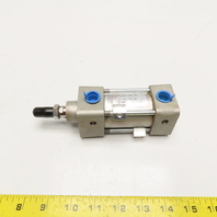 SMC NCDA1R150-0100N-J59 1.5" Bore 1" Stroke Tie-Rod Air Cylinder 250 PSI Max