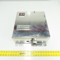 Cutler-Hammer Stainless Steel Electrical Enclosure W/Backplate 14" x 13-1/2"x 6"
