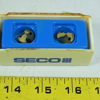 Seco SD100-15.00-P Crownloc Coolant Thru Carbide Drill Insert Heads 15mm Set/2