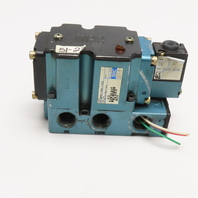 MAC 6513B-311-PM-114DA 2 Position Solenoid Valve 120V Coil