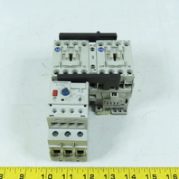 Allen-Bradley 104-C09D22 Reversing Starter 120V Coil 3.2-16A 193-ED1DB Overload