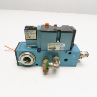 MAC 82A-AC-BKA-TM-DAAP-4DA Solenoid Pneumatic Valve 120V 5.4W 25-150 PSI