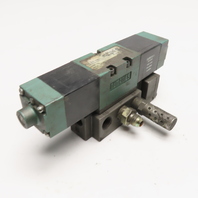 Numatics 153SS63AK000030 5/3 Position Closed Center Pneumatic Valve 110-120V