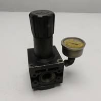 1" NPT Pneumatic Pressure Regulator with Gauge