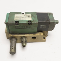 Numatics 554SA43AK000030 Solenoid Valve 150 PSI 120VAC 0.37A with Manifold Base