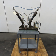 Desoutter A.F.D K Twin Head Pneumatic Automatic Feed Drill Station 5/16"Capacity