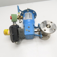 Jamesbury 5150313600TT 1-1/2" 316SS Ball Valve Quadra-Powr II Pneumatic Actuator