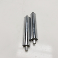 34mm Chrome Conveyor Idler Roller 12mm Shaft 154mm Face Width Lot Of 2