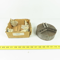 RKT-6200CI Soft Pie Chuck Jaws Cast Iron 1.5mm x 60° Serrations 6" OD Set/3