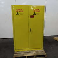 Eagle PI-47 60 Gallon Flammable Liquid Storage Cabinet 3 Shelf 43" x 18" x 65"