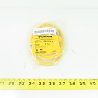 Turck RKC 4.4T-1-RSM 40 Mini Extension Cordset 250V 4A U5300-20 NEW