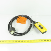 Hitachi COB601 2-Button Hoist Pendant Control Station 250V 5A NEW