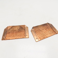7-1/2" x 5" Copper Braided Grounding Bonding Strap Lot Of 2