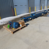 Gorbel Model Q 330Lbs 15' Runway 10' Travel Ceiling Mount Bridge Crane Hoist