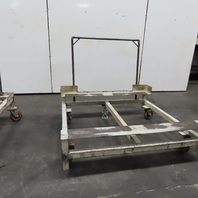 48" x 46" Custom Fab Pallet Tote Box Dolly Cart