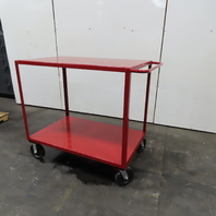 Jamco 30" x 48" x 47" Tall Steel Rolling Utility Service Work Cart