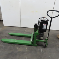 Bishamon LVE-100 2200Lbs. Skid Lift 12V Powered Fork Pallet Truck 30" Lift