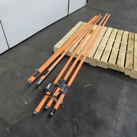 Duct-O-Wire FE-758-2 600V 90A Hoist Crane Conductor Hot Rail 3 Sets 18' Run Each