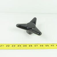3-Arm Star Hand Knob with Threaded Metal Insert