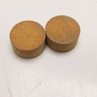 1" x 1/2" Sintered Brass Breather Vent Exhaust Insert Lot Of 2