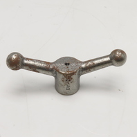 DH-2 4-7/8" Across Cast Iron Hand Wheel 1/4-20 Threaded