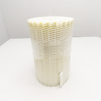 13-3/4" Wide Straight Running Plastic Conveyor Table Top Mat Top Chain 11'10"