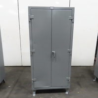 Stronghold <-- 4-Modular Shelf Industrial Storage Locker Cabinet 36" x 24" x 78"
