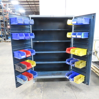 Stronghold 4-Modular Shelf Industrial Storage Locker Cabinet 48" x 24" x 78"