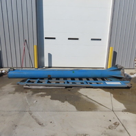 Gorbel 500LB Free Standing Jib Crane 143" Under Beam 146" Swing 76" Travel