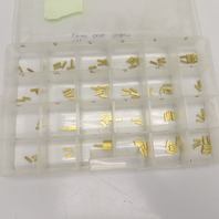 2mm x 4mm x 15mm OAL Hot Stamp Brass Letter Stamps A-Z Upper/Lower Case